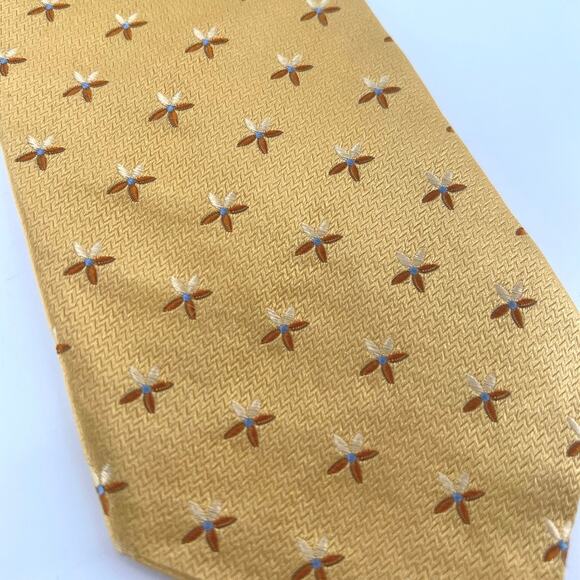 90s Villa Bugatti silk neck tie 1990s vintage - Picture 2 of 6